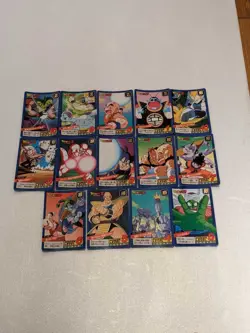 Dragon Ball Z Carddass Super Battle 14 Card Set Used Japanese Edition - Image 1