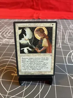 Vintage 1995 MTG Ice Age Swords To Plowshares Card - Image 1