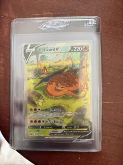 Charizard V SWSH260 Sword & Shield Full Art Black Star Promo Pokemon Card NM - Image 1