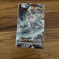 Pokemon Sun and Moon Crimson Invasion Booster Box Card Game - FACTORY SEALED - Image 3