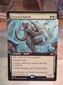 R 0342 Frenzied Baloth EXTENDED ART Creature Edge of Eternities EOE MTG Card - Image 1