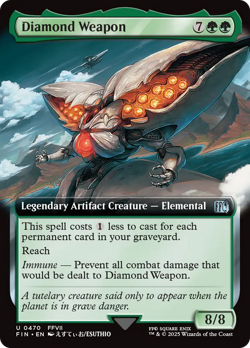 Diamond Weapon (Extended Art) FOIL Final Fantasy NM Uncommon CARD ABUGames - Image 1