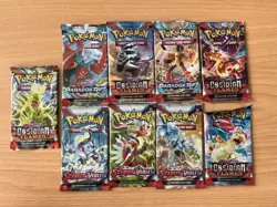 Pokemon Cards Scarlet & Violet Unopened Card Packs (9 Packs Total) - Image 1