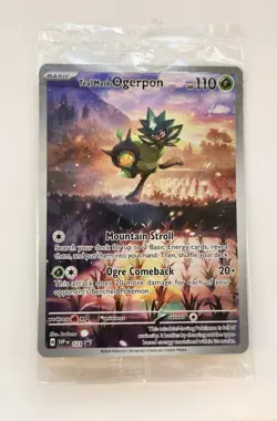Sealed Teal Mask Ogerpon Twilight Masquerade ETB Promo Pokemon Card. MINT - Image 1