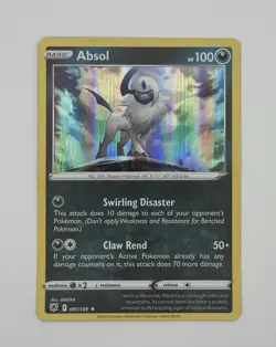 Absol 097/189 SWSH Astral Radiance Holo Rare Pokemon Card NM - Image 1
