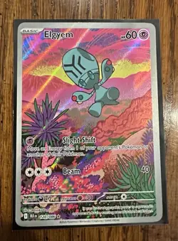 2025 Elgyem IR 120/086 SV: Black Bolt English PACK FRESH NM Pokemon TCG - Image 1