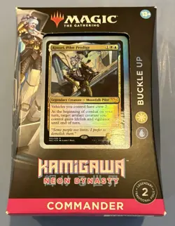 MTG Neon Dynasty Commander Deck - Buckle Up - Image 1