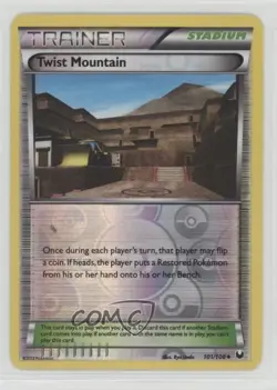 Twist Mountain Reverse Foil Pokemon Black & White Dark Explorers #101 fm0 - Image 1