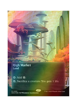 Magic the Gathering MTG EOS High Market 153 Foil Near Mint - Image 1
