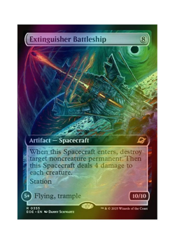 Magic the Gathering MTG EOE Extinguisher Battleship 355 Foil Near Mint - Image 1
