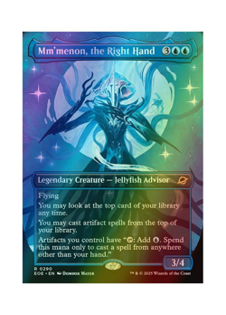 Magic the Gathering MTG EOE Mm'menon, the Right Hand 290 Foil Near Mint - Image 1