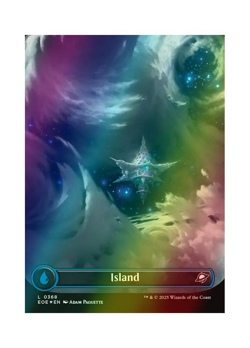Magic the Gathering MTG EOE Island 368 Foil Near Mint - Image 1