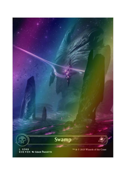 Magic the Gathering MTG EOE Swamp 369 Foil Near Mint - Image 1