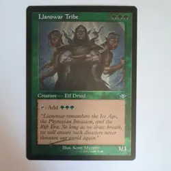 Llanowar Tribe (Retro Frame) #22 (Foil) (LP) Modern Horizons MH1 Magic MTG - Image 1