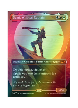 Magic the Gathering MTG EOE Sami, Wildcat Captain 301 Foil Near Mint - Image 1
