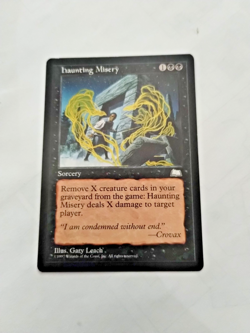 MTG Haunting Misery Weatherlight Regular Common - Uncirculated - Image 1