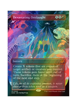 Magic the Gathering MTG EOE Devastating Onslaught 308 Foil Near Mint - Image 1