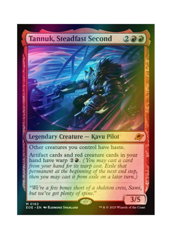 Magic the Gathering MTG EOE Tannuk, Steadfast Second 162 Foil Near Mint - Image 1