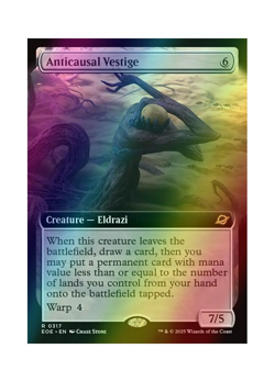 Magic the Gathering MTG EOE Anticausal Vestige 317 Foil Near Mint - Image 1