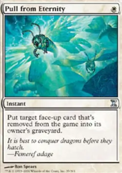 MTG magic cards 1x Pull from Eternity Time Spiral Light Play, English - Image 1