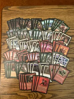 Mtg Stronghold Lot x100 - Magic the Gathering Mtg Cards Stronghold Edition - Image 1