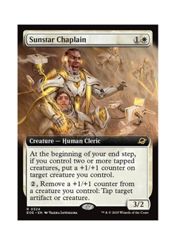 Magic the Gathering MTG EOE Sunstar Chaplain 324 Regular Near Mint - Image 1