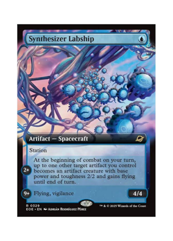 Magic the Gathering MTG EOE Synthesizer Labship 329 Regular Near Mint - Image 1