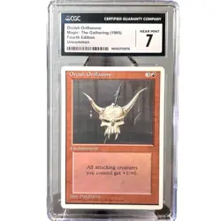 ORCHISH ORIFLAMME 4th Edition 1995 CGC Graded 7 Near Mint MTG - Image 1