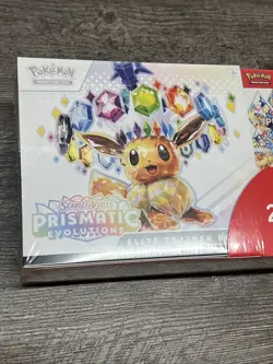 Pokemon Prismatic Evolutions Elite Trainer Box ETB Booster Bundle Costco 2-Pack - Image 2