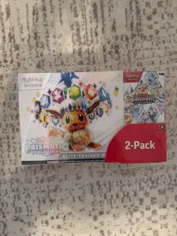 Pokemon Prismatic Evolutions Elite Trainer Box ETB Booster Bundle Costco 2-Pack - Image 1