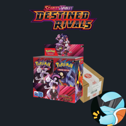 Pokemon TCG Destined Rivals Booster Box Case of 6 Factory Sealed SV10 - Image 1