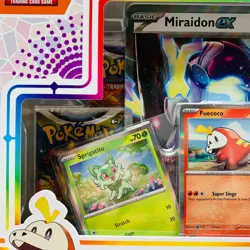 Pokemon Fuecoco Paldea Collection Scarlet & Violet Miraidon ex 4 Packs 3 Promo - Image 2