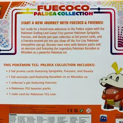 Pokemon Fuecoco Paldea Collection Scarlet & Violet Miraidon ex 4 Packs 3 Promo - Image 5