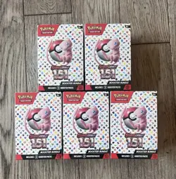 Pokemon 151 Scarlet & Violet Factory Sealed Booster Bundle LOT of 5 Bundles BNIB - Image 1