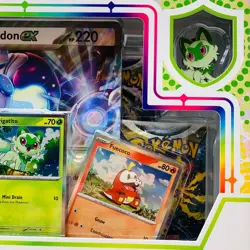 Pokemon Sprigatito Paldea Collection Scarlet & Violet Miraidon ex 4 Pack 3 Promo - Image 4