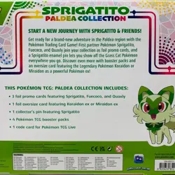 Pokemon Sprigatito Paldea Collection Scarlet & Violet Miraidon ex 4 Pack 3 Promo - Image 5