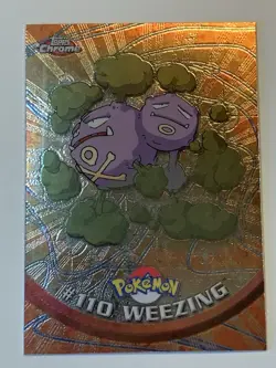 2000 Topps Chrome Pokemon Series 2 #110 Weezing (B) FREE COMBINED SHIPPING - Image 1