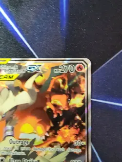 Pokemon Reshiram & Charizard GX SM201 Promo Ultra Rare Near Mint Condition - Image 4