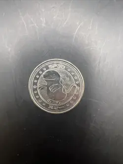 QUAGSIRE Pokemon Battle Coin Silver Japanese Very Rare Nintendo Japan - Image 1