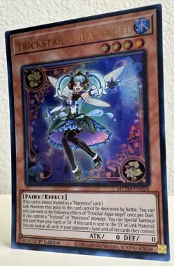 YuGiOh! Trickstar Aqua Angel Ultra Rare MZTM-EN026 English 1st Edition NM - Image 2