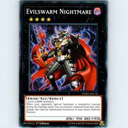 Yugioh Evilswarm Nightmare LEHD-ENC35 1st Edition Common - NM 💎 - Image 1