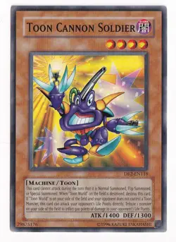 YuGiOh! TCG Toon Cannon Soldier DB2-EN118 Unlimited Edition - Image 1