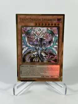 Yugioh Chaos Dragon Levianeer MAGO-EN017 1st Edition Premium Gold Rare - Image 1