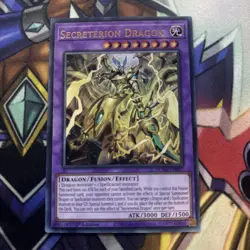 Yugioh! Secreterion Dragon DUAD-EN037 Ultra Rare 1st Ed NM - Image 1