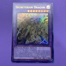 Yugioh! Secreterion Dragon DUAD-EN037 Ultra Rare 1st Ed NM - Image 1