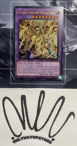 Yugioh! Secreterion Dragon DUAD-EN037 Ultra Rare 1st Ed NM - Image 1