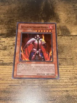 Yugioh Thestalos the Firestorm Monarch RDS-EN021 Super Rare 1st Ed LP - Image 1