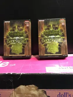 2x Box 2025 Yugioh Quarter Century Stampede 1st Edition Mini Box 1 damaged - Image 1