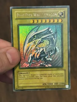 Yugioh Blue-Eyes White Dragon SDK-001 Ultra Rare Unlimited NOT MAX FADE VLP - Image 1