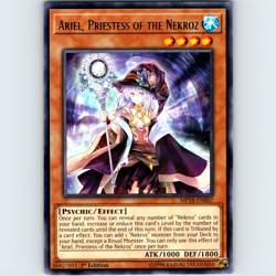 Yugioh Ariel, Priestess of the Nekroz MP18-EN007 1st Edition Rare - NM 💎 - Image 1